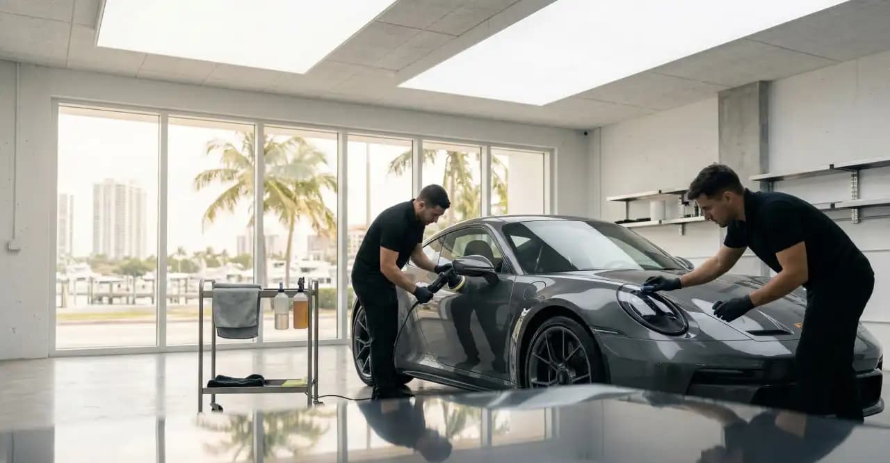 Top 5 Auto Detailing Shops in Miami to Visit After Your Car is Delivered