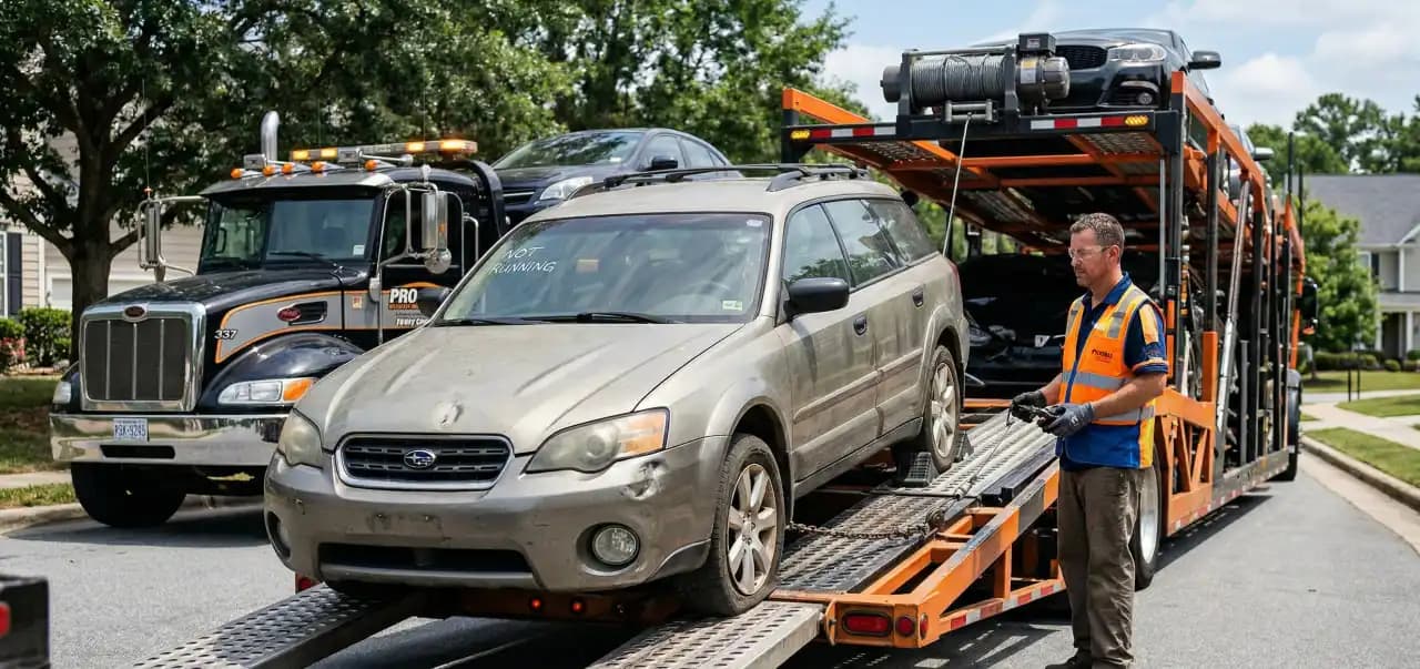 Shipping a Non-Runner: The Specialized Art of Inoperable Vehicle Logistics