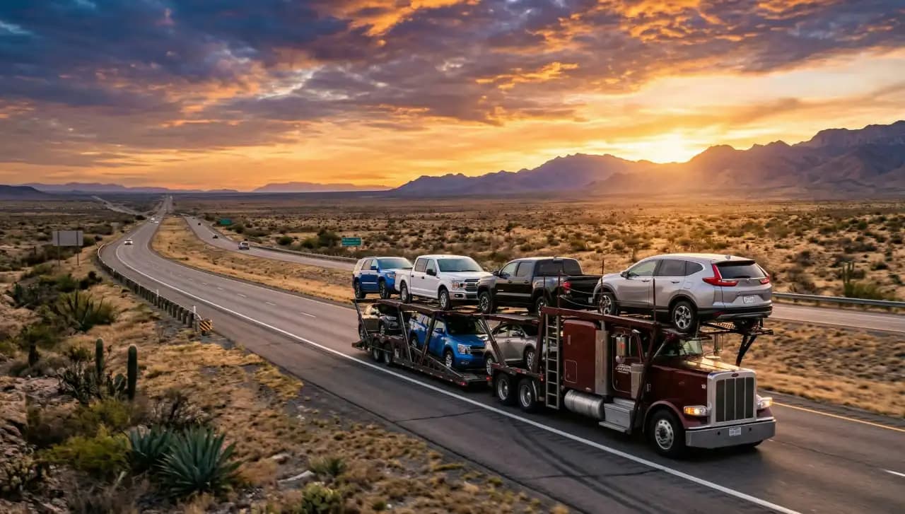 Texas to California Car Transport: Current Rates and Best Routes for 2026